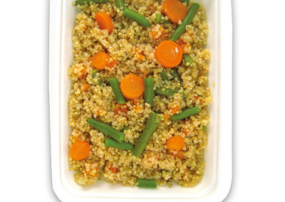 quinoa con verdure