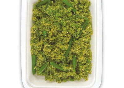 quinoa con pesto e fagiolini